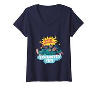 Womens Friends. Energy Monsters V-Neck T-Shirt