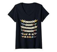 Womens Friends Makes Everything Better Friendship Day BestFriend V-Neck T-Shirt