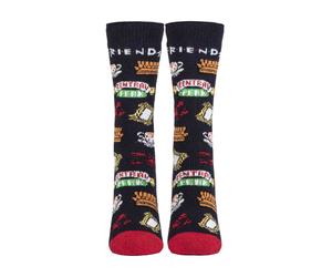 Womens Friends Thermal Socks by Heat Holders Lite - Novelty Fluffy Inner Socks