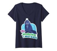 Womens Friends. Working On My Mistakes V-Neck T-Shirt