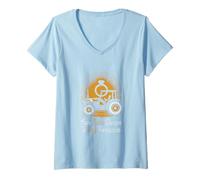 Womens from Barn Dances to Ring Romances Cowboy Cowgirl Tractor V-Neck T-Shirt