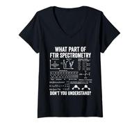 Women's FTIR Fourier-Transform Infrared Spectroscopy Understand V-Neck T-Shirt