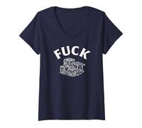 Womens Fuck ICE V-Neck T-Shirt