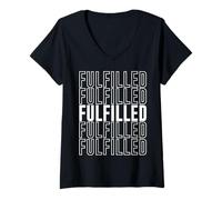 Womens Fulfilled V-Neck T-Shirt