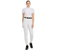 LeMieux Demi Bregging - Ladies Pull On Breeches - Full Seat Silicone Grip - White - UK10