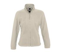 Womens Full Zip Fleece BROWN BLUE PURPLE ORANGE + MORE SOLS Ladies Jacket
