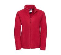 Women's full-zip fleece Russell Athletic Outdoor Rouge S