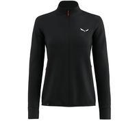 Women's full zip hiking jacket Salewa Puez Waffle Hyb Pl Noir L