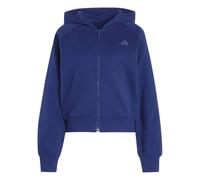 Women's Full Zip Hooded Jacket adidas Logo Bleu S
