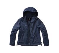 Women's full-zip hooded waterproof jacket Brandit Bleu M