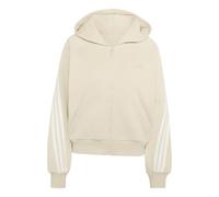 Women's full zip hoodie adidas 3-Stripes Beige L