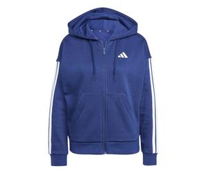 Women's full zip hoodie adidas Essentials 3-Stripes Bleu XS