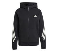 Women's full zip hoodie adidas Stadium 3-Stripes Noir XL