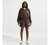 Women's full zip hoodie Nike Phoenix Marron L