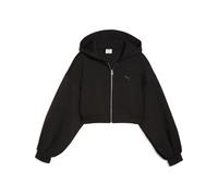 Women's full zip hoodie Puma Cropped Noir XS