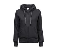 Women's full zip hoodie Tee Jays Fashion Gris 2XL