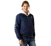 Women's full-zip riding jacket Ariat Stable 2.0 Insulated Bleu 2XL