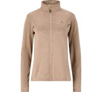 Women's full zip sweat jacket Whistler Juice Beige 40