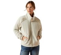 Ariat Lafayette Full Zip Womens Fleece - Beige/Khaki