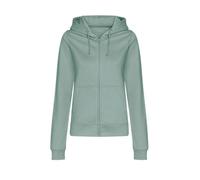 Womens Full Zip Up Hooded Sweat Jacket Ladies Zipped Hoodie Sweatshirt Jumper