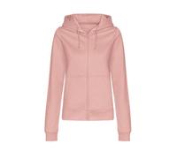 Womens Full Zip Up Hooded Sweat Jacket Ladies Zipped Hoodie Sweatshirt Jumper