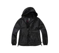Women's full zip waterproof summer jacket Brandit Noir 3XL
