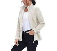 Women's Full Zipper Long Sleeve Workout Breathable Tops Running Shirt Full Zipper With Thumb Holes