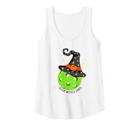Womens Fun Halloween Pickleball Witch Shirt I Serve Wicked Dinks Tank Top
