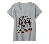 Womens Funny Actor Theater Acting Humor Actress V-Neck T-Shirt
