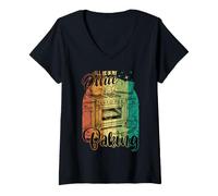 Women's Funny Baker Baking Humor Bread Bakery Chef I'll Be in Office V-Neck T-Shirt