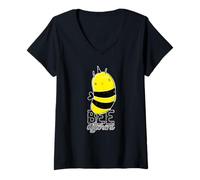Womens Funny beekeeper bee differnt beekeeping gift idea V-Neck T-Shirt