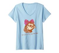 Womens Funny Chicken Humor Shirts “Love You to The Coop and Back V-Neck T-Shirt