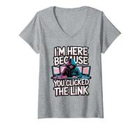 Womens Funny Cybersecurity Hacker Design V-Neck T-Shirt