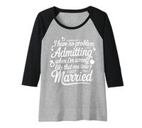Womens Funny Divorce Saying End of Marriage Sarcastic Humor Quote Raglan Baseball Tee