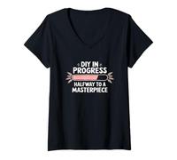 Womens Funny DIY Quote Upcycling Maker V-Neck T-Shirt