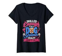 Women's Funny Dog Groomer & Pet Stylists Gear by NLTS V-Neck T-Shirt