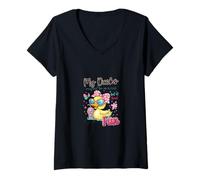 Women's Funny Duck Design, Inspirational Quotes V-Neck T-Shirt