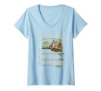 Women's Funny Garden Addict Humor More Plants Gardening Life V-Neck T-Shirt
