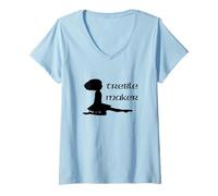 Women's Funny Girl Irish Dancer Treble Maker Irish Dancing V-Neck T-Shirt