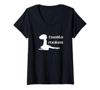 Women's Funny Girl Irish Dancer Treble Maker V-Neck T-Shirt