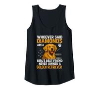 Womens Funny Goldie Girls Best Friend Dog Lover Pet Owner Puppy Tank Top
