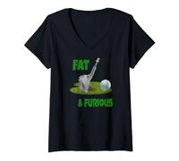 Womens Funny Golf Top For Bad Golfer Golfing V-Neck T-Shirt