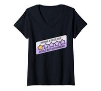 Womens Funny Humor Joke Having A Dead Dad Would Recommend V-Neck T-Shirt