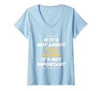 Womens Funny If Its Not About Star Gazing Its Not Important V-Neck T-Shirt