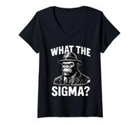 Womens Funny I'm Not A Hot Mess I'm A Spicy Disaster Sarcastic V-Neck T-Shirt