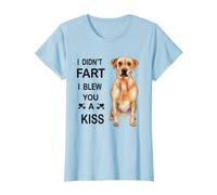 Womens Funny Labrador Retriever Cartoon Drawing Dog Fart T-Shirt