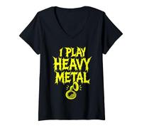 Women's Funny Marching Band Brass Sousaphone V-Neck T-Shirt