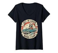 Women's Funny Marching Band Camp V-Neck T-Shirt