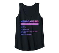 Womens Funny Menopause Humor Menopausing I'm Hot Tank Top