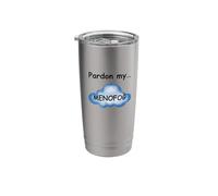 Women's Funny Menopause Pardon My Menofog Stainless Steel Insulated Tumbler